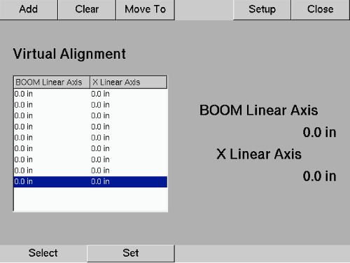 Virtual alignment